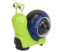 Hamwesh Jouet pour bébé Escargot Rampant, Lumières Musicales Universelles Secouant la Tête, Projection de Lumière 3D, Jouet électrique pour bébé, Interactif en Forme d'Escargot avec Matière