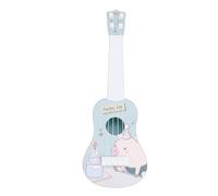 Hamwesh Jouet ukulélé, Cordes Jouables, Jouet ukulélé en Plastique Léger pour Enfants, Instrument de Musique éducatif avec Bords Polis sans Danger pour Les Enfants de Plus de 3 Ans (Gâteau Cochon)