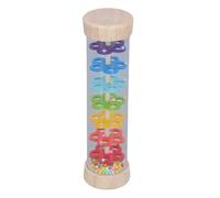 Hamwesh Jouets, Peinture sans Danger pour les Enfants, Bois Robuste, Sons de Pluie Apaisants, Jouets Sensoriels, Bâtons de Pluie avec un Design coloré pour Bébés de 6 Mois et Plus