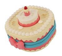 Hamwesh Jouez aux Ensembles de Pâte de Couleur, Desserts en Plastique Jouent des Outils de Pâte avec une Vaisselle de Simulation pour les Accessoires de Pèlerinage pour Enfants, des Bougies Légères