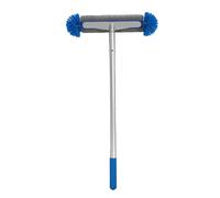 Hamwesh Kit de Nettoyage de Piscine, Rallonge Réglable, Brosse Rotative à 360°, Filet d'écumoire en Robuste avec Tuyaux Télescopiques pour Piscines Creusées Hors Sol, Spas,