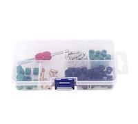 Hamwesh Kit de Noyau de Valve AC 71 Pièces, Outil de Réparation pour Joints de Tuyau de Recharge AC Universels, Kit D'outils de Démontage de Valve