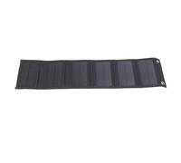 Hamwesh Kit de Panneau Solaire Portable, Chargeur Solaire Pliable Haute efficacité 15 W, Tissu Oxford Imperméable avec Câble Multi-adaptateur pour Centrale électrique, Banque d'alimentation,