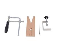 Hamwesh Kit de Scie à Bijoux, Cadre de Scie monté sur Pince en Acier Inoxydable de qualité Supérieure, Pince en C Robuste, Broche d'établi Professionnelle avec 12 Lames de Rechange pour la