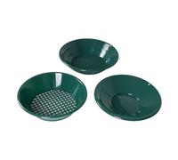 Hamwesh Kit de Tamisage d'or, Poêle Verte Légère en ABS avec Tamis pour équipement de Prospection d'or, Kit de Tamisage 'or pour l'exploitation Minière Alluviale, Extraction de Diamant 'étain de