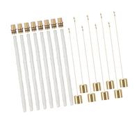 Hamwesh Kit de Torche de Bouteille de Vin en Laiton Porte-Mèches avec des Mèches de Remplacement pour Le Patio de Jardin Décor Extérieur