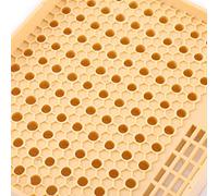 Hamwesh Kit D'élevage de Reines D'abeilles, 110 Godets, Plastique, 12 | Ensemble d\'équipement d\'élevage d\'abeilles, plastique Non toxique, pour fond de cadre de ruche, comprend des cages à