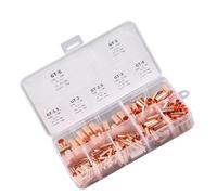 Hamwesh Kits de Connecteurs de Tubes en Cuivre de Haute qualité, 250 Pièces, pour Connexions de Fils, Adaptés aux émetteurs et aux Régulateurs de Tension