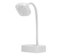 Hamwesh Lampe à Ongles UV, Rotation à 360 Degrés, 9 Puces LED, Lampe à Ongles LED Rechargeable à Durcissement Rapide, à à Col de Cygne avec Câble de Chargement USB pour la Maison, Bricolage, Manucure,