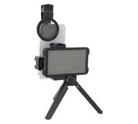 Hamwesh Lampe de Remplissage pour Tatouages, Lampe de Photographie Portable, luminosité et Température de Couleur Réglables de 2400 K à 6400 K, de Remplissage de Téléphone Rechargeable avec Trépied