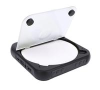 Hamwesh Lecteur CD, Bluetooth 5.3 USB Rechargeable 2000 MAh, Lecteur CD Portable Prend en Charge MP3 WMA, Bluetooth avec écouteurs Filaires pour Les Voyages en Voiture, Usage Domestique (Black)