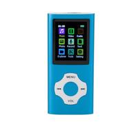 Hamwesh Lecteur MP3, Son HiFi sans Perte, 7 Modes Sonores, écran TFT de 1,8 Pouces, Batterie de 200 MAh, Lecteur de Musique Portable avec Câble USB 2.0, Fonction d'enregistrement pour Le (Pas de