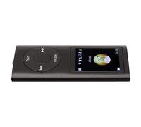 Hamwesh Lecteur MP3, Son sans Perte 64G, Lecteur Audio Numérique, de Musique Portable avec écouteurs pour Enfants, Arrêt du Sommeil (Black)