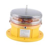Hamwesh Light de Balise Amber Solar LED Stroboscope avec 3,7 V1800mAmat Batterie pour la Construction Véhicules Camion Snow Pough Car