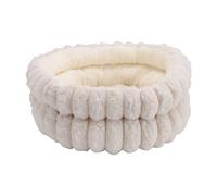 Hamwesh Lit Rond épais et Lavable pour Chien de Petite Taille, Lit Doux pour Chat avec Fond Antidérapant, Coussin en Forme de Donut pour Chats et Chiots d'intérieur, canapé Confortable en Fausse