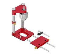Hamwesh Localisateur de Menuiserie pour Perceuse à Colonne, 11,81 X 5,91 | Guide de Perçage Réglable en Alliage D'aluminium, Guide de Perçage Portable pour L'assemblage de Meubles et la Menuiserie
