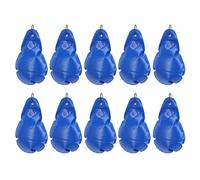 Hamwesh Lot de 10 Poids de Couverture de Piscine en PVC épais, Sacs à Eau étanches avec Large Ouverture pour Piscines Hors Sol, Résistants au Gel, aux Déchirures et à l'usure, Sacs Suspendus (Blue)