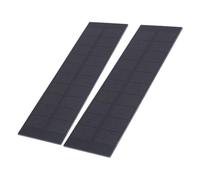 Hamwesh Lot de 2 Panneaux Solaires 5 V, Chargeur Solaire en Silicium Monocristallin 1 W avec Installation Facile pour Petits Projets, Caméra de sécurité et Appareils Portables