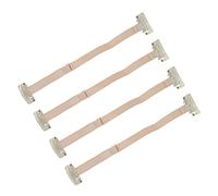 Hamwesh Lot de 4 Bandes élastiques de Lifting du Visage avec Pince/support pour Femme, Matériau en Nylon Doux, Empêche le Relâchement cutané et Améliore L'état de la Peau, Largeur Réglable pour un