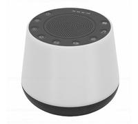 Hamwesh Machine à Bruit Blanc, 32 Sons Apaisants, Machine Sonore Portable pour le Sommeil, Volume Réglable, à Bruit Blanc avec Veilleuse, Prise Casque de Chargement USB C pour Voyage, Maison (GREY)