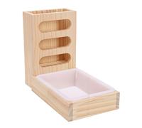 Hamwesh Mangeoire à Foin pour Lapins 2 en 1 avec Bac à Litière | Bois de Pin, Résistant au Désordre, Grande capacité, Prévention des Déchets, pour Cochon D'inde, Chinchilla, Lapin