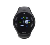 Hamwesh Métronome à Clipser, Accordeur de Guitare Numérique avec Batterie Rechargeable, pour la Course à Pied, la Corde à Sauter et l'entraînement au Tempo Musical (BLACK)