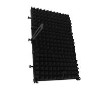 Hamwesh Microphone Isolation Shield, Pliable Mousse Acoustique Absorbant | Équipement de studio d\'enregistrement portable, mousse EVA haute densité, réduction du bruit pour podcasts, chant, diffusion