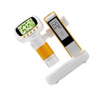 Hamwesh Microscope Numérique pour Enfants, écran Couleur de 2 Pouces avec Grossissement 1000X, Microscope Numérique Portable 2 en 1 de Bureau, pour Enfants avec 8 Lumières LED Réglables