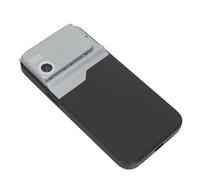 Hamwesh Microscope pour Téléphone, 400X, Lumière LED, Alliage D'aluminium | Fixation de lentille optique avec batterie 110 mAh, installation coulissante, pour 15 Pro , éducation pour enfants et