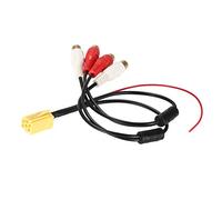 Hamwesh Mini ISO Adaptateur de Ligne de Sortie Aux, 4 Fiches, Câble Audio | Câble Aux ISO, PVC, 15,4 pouces, son sans perte, Plug And Play, adapté aux radios symphoniques Beck Dayton Concert Chorus,