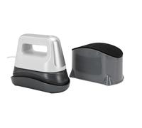 Hamwesh Mini Presse à Chaud, 3 Niveaux de Chauffage Réglables, Machine de Presse à Chapeau à Arrêt Automatique de 10 Minutes, à Casquette Portative avec Plaque Arquée à Revêtement en Céramique pour