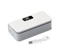 Hamwesh Mini Scelleuse de Sacs avec Coupeur et Aimant, Machine à Sceller Rechargeable avec 6 Niveaux Réglables et Affichage LED, Thermoscelleuse Portative, Refermeuse Portable (WHITE)