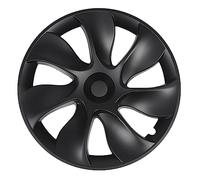Hamwesh Model Y 19 Pouces Capeur de Moyeu de Roue, Conception de Tourbillon de Style Sportif avec Protection Complète de la Couverture pour 2020 à 2023 Modèle Y, 4PCS Hubcaps avec Marque Centrale,