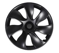 Hamwesh Model Y 19 Pouces Capeur de Moyeu de Roue, Conception de Tourbillon de Style Sportif avec Protection Complète de la Couverture pour 2020 à 2023 Modèle Y, 4PCS Hubcaps avec Marque Centrale,