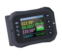 Hamwesh Moniteur de Batterie, Ampèremètre Numérique Wi-Fi Bluetooth 10-100 V 100 A, Compteur d'énergie de Tension de Courant avec Shnt pour Batterie au Lithium, Camping-car, Moto, Voiturette de
