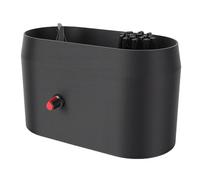Hamwesh Nettoyeur automatique de porte-filtre avec brosse racloir | Machine électrique de nettoyage de poudre de café à usage domestique et commercial, pour porte-filtres à expresso