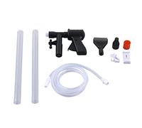 Hamwesh Nettoyeur de Gravier d'aquarium, Siphon sous Vide avec Panier Filtrant 3D pour Changement d'eau 'Aquarium, Poignée à Pression Facile, sans électricité, élimination des Débris