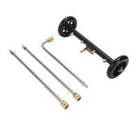 Hamwesh Nettoyeur de Train de Roulement pour Nettoyeur Haute Pression, Accessoire de Balai à Eau Double Fonction 4400 PSI, de Train de Roulement de 16 Pouces avec Connexion Rapide M22 pour Le