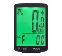 Hamwesh Ordinateur de Vélo, écran LCD rétroéclairé de 2,8 Pouces, sans Fil, étanche, Démarrage et Arrêt Automatique, Compteur de Vitesse de Vélo, Compteur Kilométrique avec Capteur de Cadence et 2