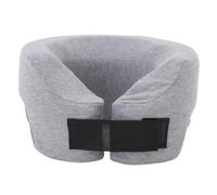 Hamwesh Oreiller de Voyage en Mousse à Mémoire de Forme, Coussin de Soutien du Cou Portable pour Avion et Voiture, avec Housse Amovible, Conception Ergonomique pour le Sommeil Sujet et