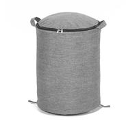 Hamwesh Organisateur de Rangement pour Jouets et Tapis de Jeu, Bacs de Rangement Pliables de Grande capacité de 13,3 X 16,5 Pouces, Petit Sac et Panier Portables en Tissu pour Chambre (GRAY)