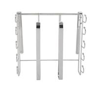 Hamwesh Organisateur Sous Armoire, Crochets Multiples Robustes en Acier Inoxydable, Crochets à Tasse à Forte Charge, Support de Rangement avec Adhésif Non Marquant pour Afficher les Tasses, les