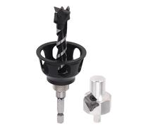 Hamwesh Outil D'alésoir de Chanfrein de Trou de Chien D'établi, Ensemble D'outils de Chanfreinage de Trou de Chien, Localisateur de Perçage Vertical de Foret de 19 Mm, Trous de