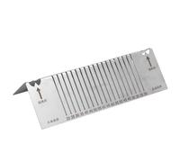 Hamwesh Outil de Marquage d'Arc d'angle, Traceur à Double Usage à 90 Degrés et Arc, Outil de Marquage de Métal en Acier Inoxydable avec Fonctions de de Mesure et de Pliage pour le Travail du Bois