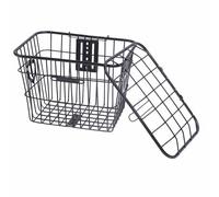 Hamwesh Panier de Vélo, Panier de Rangement Arrière en Métal de Grande capacité avec Couvercle pour Les Vélos de Montagne Pliants électriques.