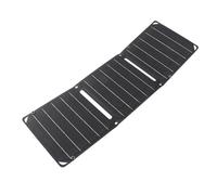 Hamwesh Panneau Solaire Pliable, 30W, ETFE, Double USB, Type C, DC, IP68 | Kit de chargeur solaire, silicium monocristallin, ABS, câble 1 à 3, boucle, camping randonnée camping-car voyage, 365g