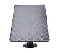 Hamwesh Panneau Solaire pour Caméra de sécurité 6 W, avec Batterie 6000 MAh Intégrée et étanche IP65, Support Réglable et Sangle de Suspension pour Caméra à Batterie Rechargeable