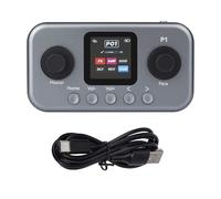 Hamwesh Pédale d'effets de Guitare, 6 Modules d'effets Portables, Batterie Rechargeable de 2000 MAh, Processeur Multi-effets 'enregistrement en Boucle de 30 Secondes, Pédale 'effets de Basse