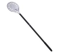 Hamwesh Pelle à Pizza, Tourne-pizza en Aluminium perforé | Manche Long, Pelle à Pizza Ronde, Réduction de L'excès de Farine, Croûte Croustillante, Lavage à la Main, pour Fours à Pizza