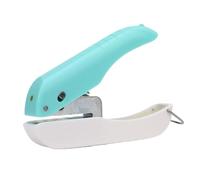 Hamwesh Perforateur à un Seul Trou, Portable Rond de 2 Mm, Mini Perforateur à une Main, Petit avec Boîte de Collecte de Copeaux pour le Bureau, les étudiants, le Scrapbooking, les Projets Artistiques